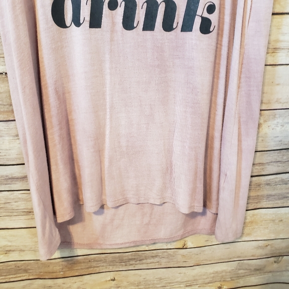 Zutter Pink Tie Dye Lets Day Drink Tank Top Size Small - Picture 4 of 7